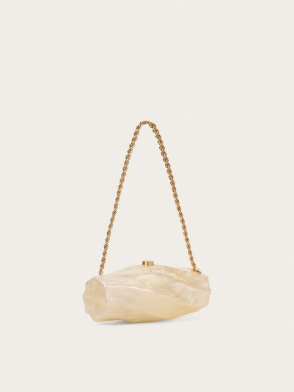 Cult Gaia Pearl Clutch in White - One Size